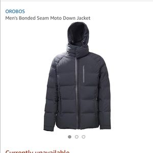 Men’s Bonded Seam Moro Down Jacket Navy XL